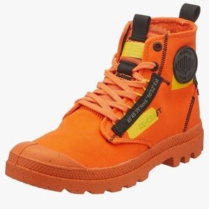 Palladium Pampa Hi Re-Craft Sneakers Orange Men’s Sz 13 Firecracker Boot Organic